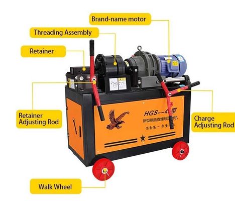 Macchina di rotolamento automatico di fili di tubi di acciaio a rivestimento a freddo per la produzione di bulloni