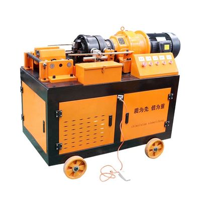 20 mm-100 mm Flat Die 3 Roll Automatic Rebar Thread Rolling Machine per vite versatili