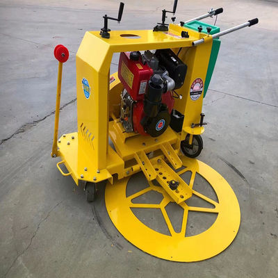 130 mm profondità di taglio a mano spinta rotonda copertura manicomio cucitore slot macchina per danni stradali