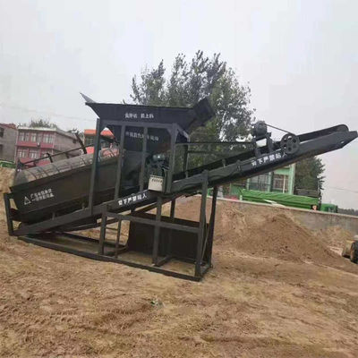 Impianto di screening mobile per lo schermo vibrante del campo di sabbia nell'industria mineraria energetica