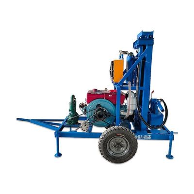 Motore diesel 550 KG miniera pozzo di foratura per l'acqua per 100m Deepwell Rock Digging