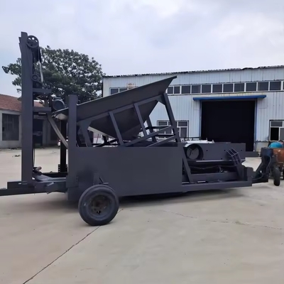 Vibrating Sand Screening Machine con schermo a tamburo alimentato a tre strati di vibrazione esterna