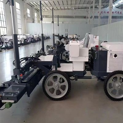 Pavimentazione a laser di pavimenti in calcestruzzo vibrazionale a schermo con sistema di ricezione laser Leica svizzero