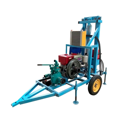 300 mm di diametro di perforazione Diesel Hydraulic Borehole Rig di perforazione di pozzi d'acqua con profondità di 150m