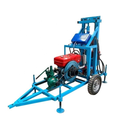 300 mm di diametro di perforazione Diesel Hydraulic Borehole Rig di perforazione di pozzi d'acqua con profondità di 150m