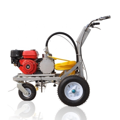 Sistema di strisciatura delle linee di verniciatura a freddo con efficienza Macchina di marcatura stradale Pressione di lavoro 8-16MPa